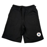 Converse Bermuda In Felpa tinta unita con Logo Nero per Bambino 969002 NERO CONVERSE 