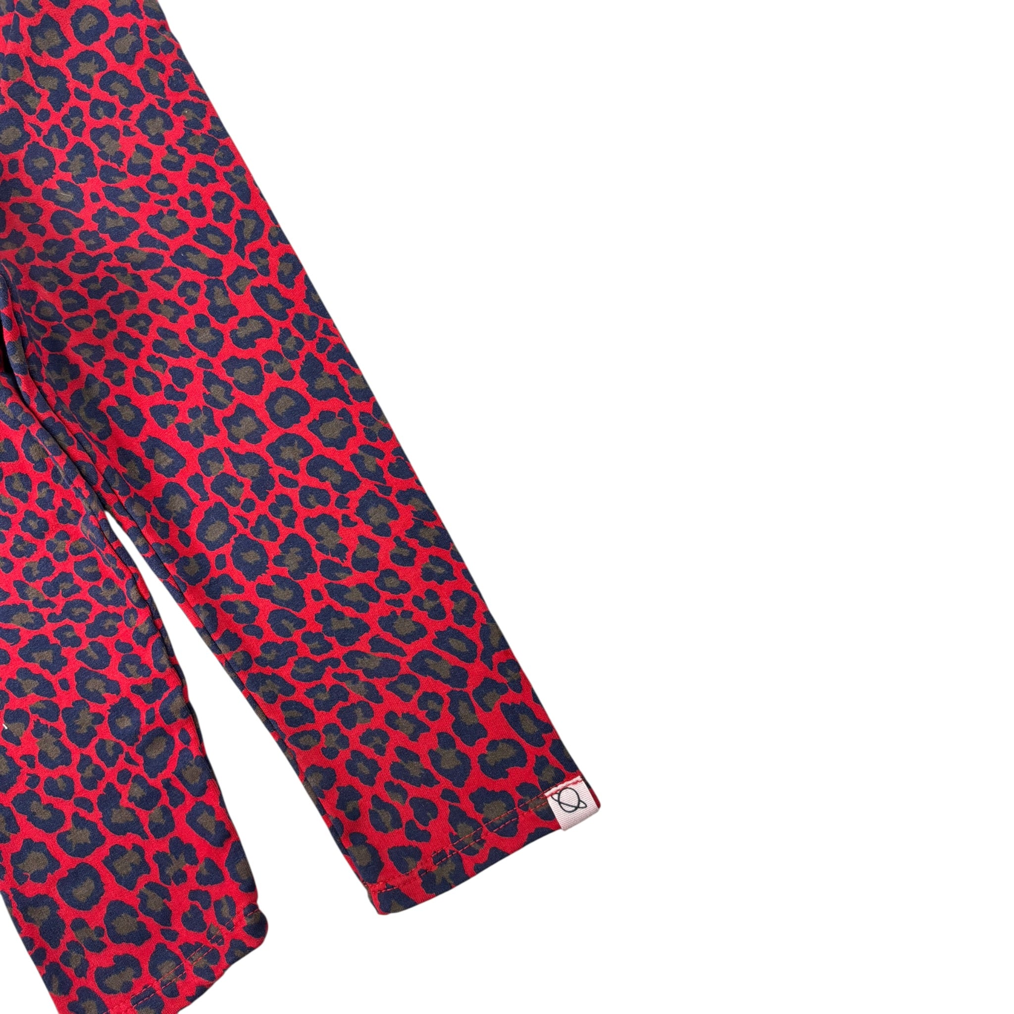 Cozmo Leggins tinta unita con Fantasia Maculata Rosso per Neonata LEGGING320W5 ROSSO COZMO 