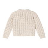 Cozmo Cardigan tinta unita con Fiocchi Beige per Bambina MARTINIQUE228W5J BEIGE COZMO 