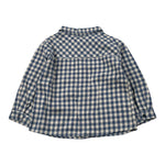 Cozmo Camicia Bicolore con Fantasia A Quadri Blu/Panna per Neonato SAMUEL233W5 BLU/PANNA COZMO 