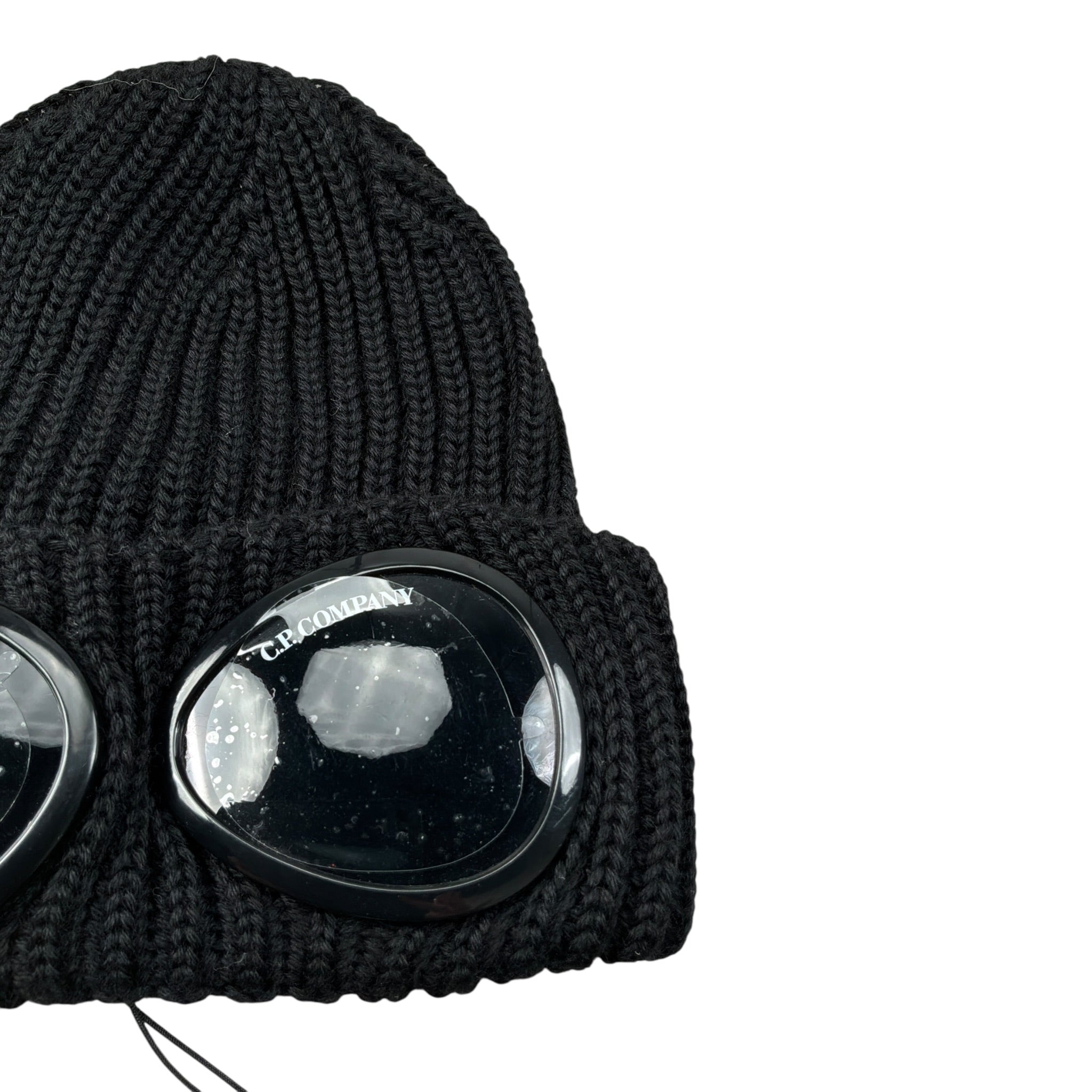 C.P. Company Cappello tinta unita con Logo Nero per Bambino 11CKAC073B NERO C.P. COMPANY 