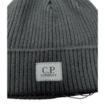 C.P. Company Cappello tinta unita con Logo Nero per Bambino 11CKAC074B NERO C.P. COMPANY 