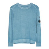 C.P. Company Maglia tinta unita Girocollo Azzurro per Bambino CMW009 AZZURRO C.P. COMPANY 