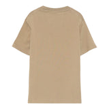 C.P. Company T-Shirt Girocollo tinta unita con Stampa Beige per Bambino CUM00I BEIGE C.P. COMPANY 