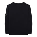 C.P. Company Maglia tinta unita Girocollo Nero per Bambino CUW00J NERO C.P. COMPANY 