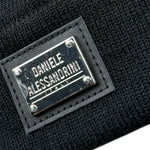 Daniele Alessandrini Cappello tinta unita con Stampa Nero per Bambino 1231CAP00254 NERO DANIELE ALESSANDRINI 