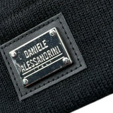Daniele Alessandrini Cappello tinta unita con Stampa Nero per Bambino 1231CAP00254 NERO DANIELE ALESSANDRINI 