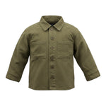 Daniele Alessandrini Camicia tinta unita con Bottoni Verde per Bambino 1231CZ00244 VERDE DANIELE ALESSANDRINI 