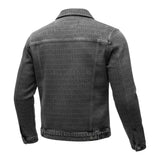 Daniele Alessandrini Giubbino In Denim tinta unita Logato Nero per Bambino 1231ODZ00196 NERO DANIELE ALESSANDRINI 