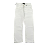 Daniele Alessandrini Pantalone tinta unita con Girovita Regolabile Bianco per Bambino 1231P00184 BIANCO DANIELE ALESSANDRINI 