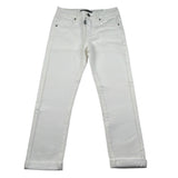Daniele Alessandrini Pantalone tinta unita con Girovita Regolabile Bianco per Bambino 1231P00184X BIANCO DANIELE ALESSANDRINI 