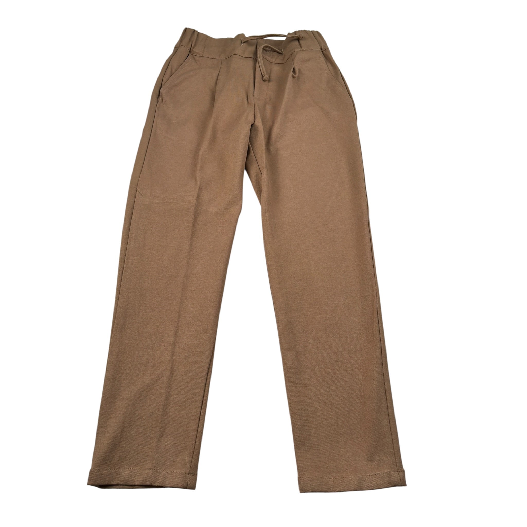 Daniele Alessandrini Pantalone tinta unita con Elastico In Vita Cammello per Bambino 1231P1389 CAMMELLO DANIELE ALESSANDRINI 