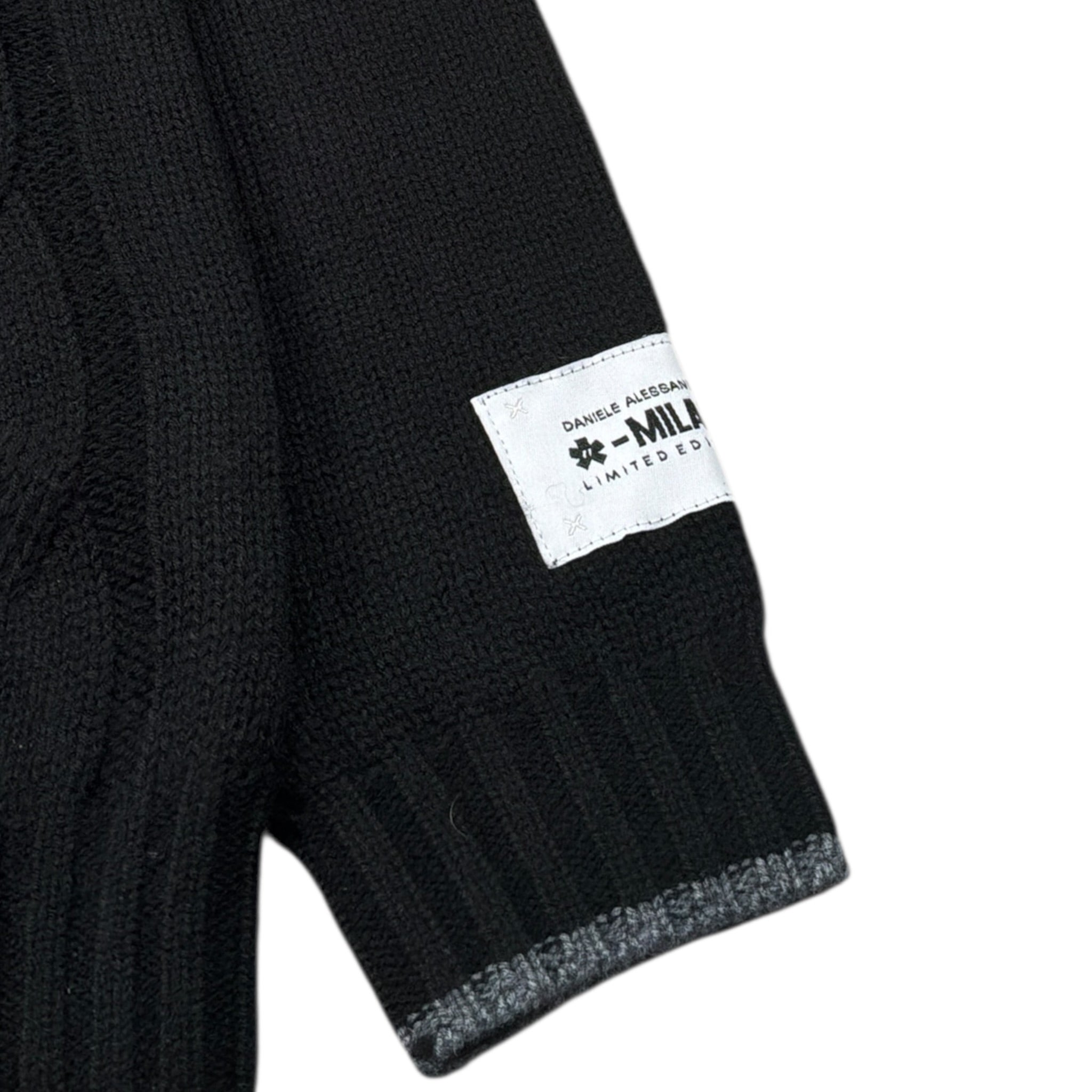 Daniele Alessandrini Cardigan tinta unita con Bottoni Nero per Bambino 1231W00228 NERO DANIELE ALESSANDRINI 