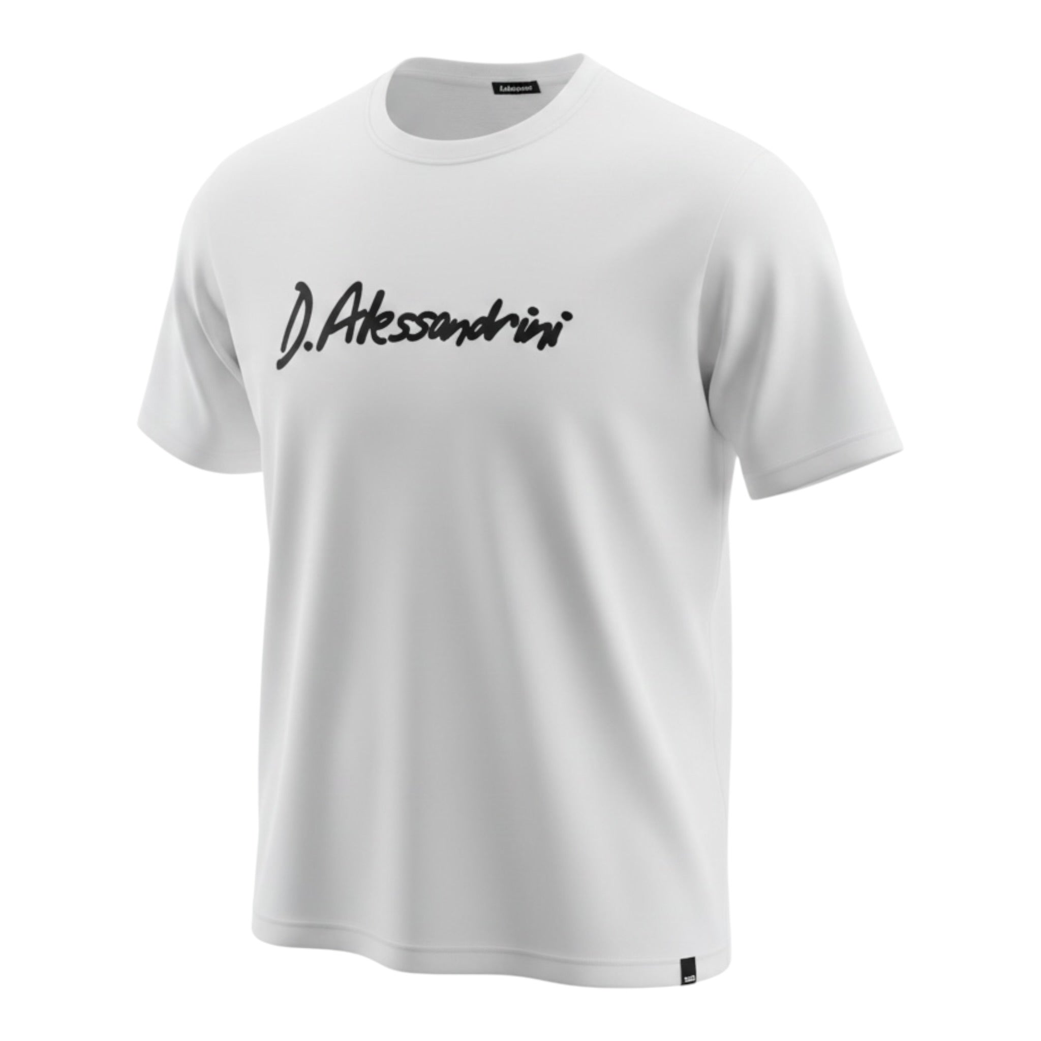 Daniele Alessandrini T-Shirt tinta unita con Stampa Bianco per Bambino 1232MZ00224 BIANCO DANIELE ALESSANDRINI 