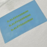 Daniele Alessandrini T-Shirt tinta unita con Stampa Bianco per Bambino 1232MZZ00179 BIANCO DANIELE ALESSANDRINI 