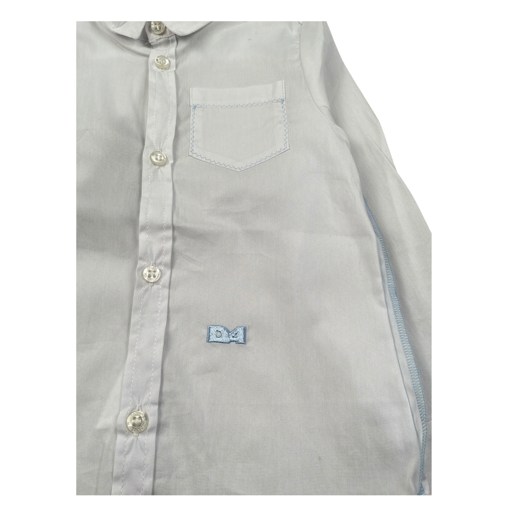 Daniele Alessandrini Camicia Manica Lunga tinta unita Bianco per Neonato 1235C00028N BIANCO DANIELE ALESSANDRINI 