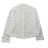 Daniele Alessandrini Camicia Manica Lunga Tinta Unit con Logo Bianco per Bambino 1235C0979 BIANCO DANIELE ALESSANDRINI 