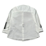 Daniele Alessandrini Camicia Manica Lunga Tinta Unit con Logo Panna per Bambino 1291C0826J PANNA DANIELE ALESSANDRINI 