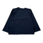 Daniele Alessandrini Shirt Girocollo tinta unita con Stampa Blu per Bambino 1291M00110J BLU DANIELE ALESSANDRINI 