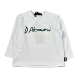 Daniele Alessandrini Shirt Girocollo tinta unita con Stampa Bianco per Bambino 1291M00131 BIANCO DANIELE ALESSANDRINI 