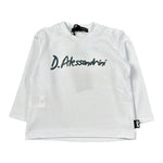 Daniele Alessandrini Shirt tinta unita Girocollo con Stampa Bianco per Neonato 1291M00131N BIANCO DANIELE ALESSANDRINI 