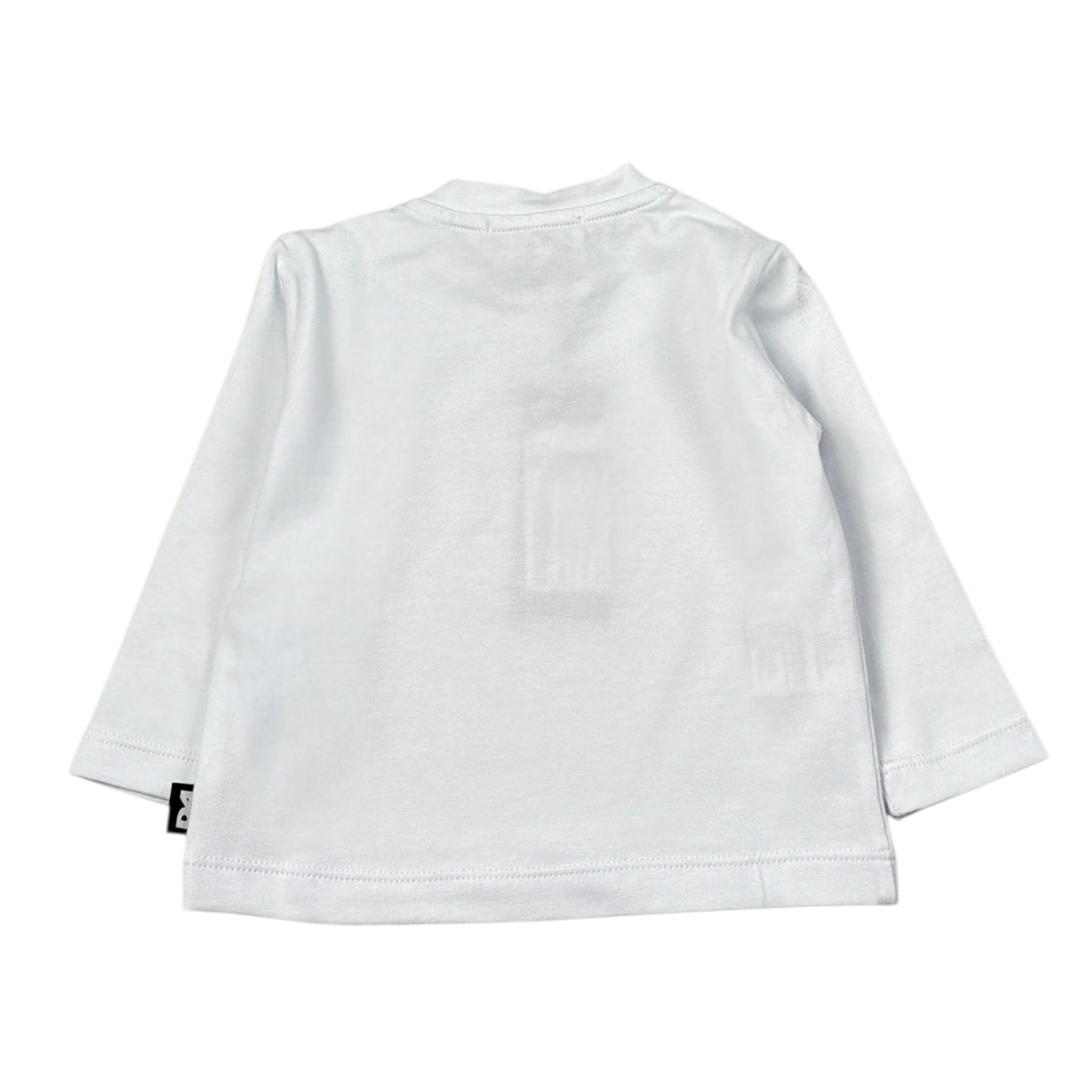 Daniele Alessandrini Shirt tinta unita Girocollo con Stampa Bianco per Neonato 1291M00131N BIANCO DANIELE ALESSANDRINI 