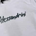 Daniele Alessandrini Shirt tinta unita Girocollo con Stampa Bianco per Neonato 1291M00131N BIANCO DANIELE ALESSANDRINI 