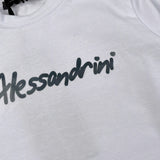 Daniele Alessandrini Shirt tinta unita Girocollo con Stampa Bianco per Neonato 1291M00131N BIANCO DANIELE ALESSANDRINI 