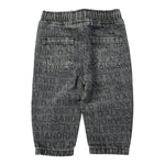 Daniele Alessandrini Jeans tinta unita con Elastico In Vita Logato Nero per Neonato 1291PD00091 NERO DANIELE ALESSANDRINI 