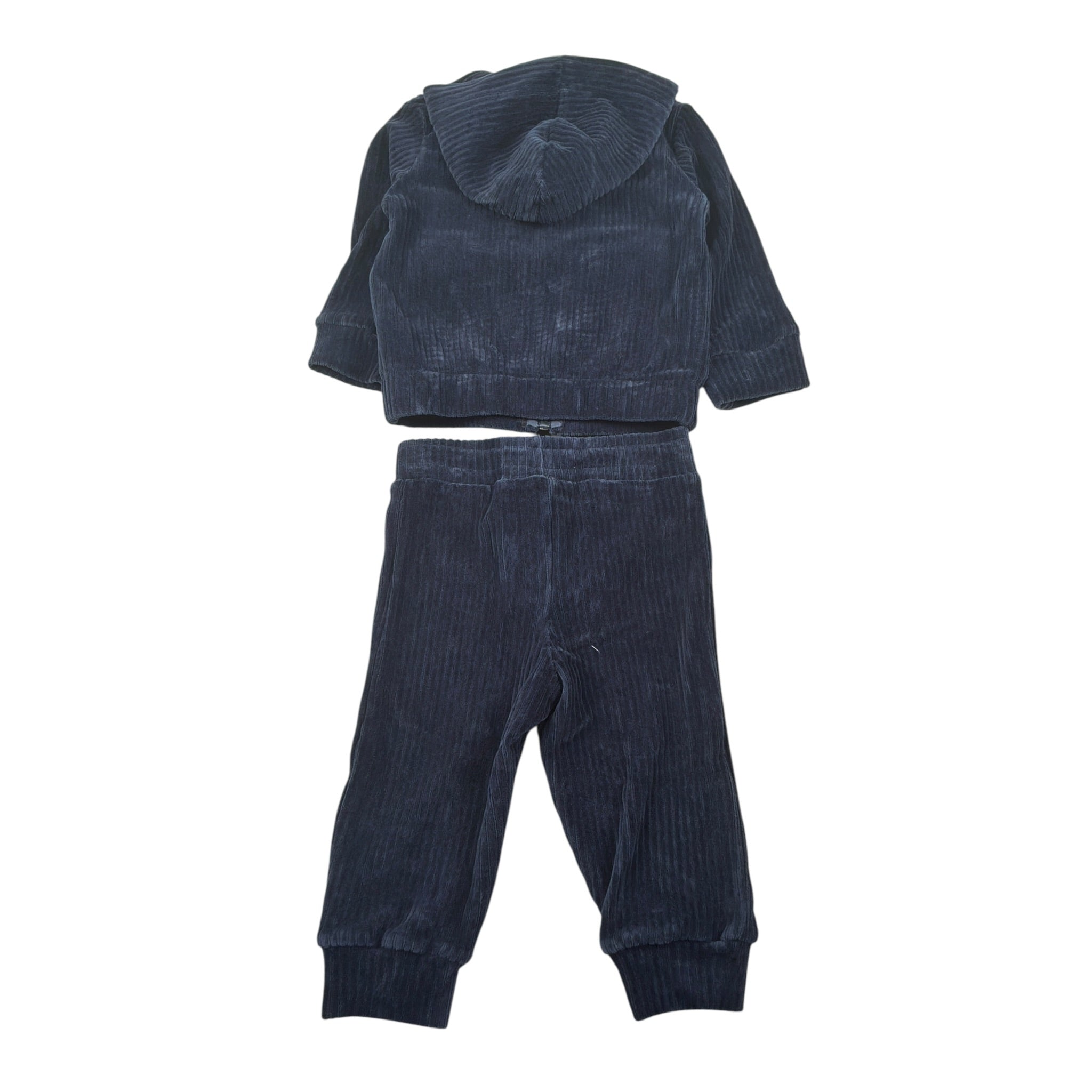 Daniele Alessandrini Completo 2Pz Felpa-Pantalone con Stampa Blu per Neonato 1291SET00133XX BLU DANIELE ALESSANDRINI 