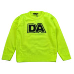 Daniele Alessandrini Maglia tinta unita con Stampa Giallo Fluo per Bambino 1291W00117 GIALLO FLUO DANIELE ALESSANDRINI 