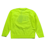 Daniele Alessandrini Maglia tinta unita con Stampa Giallo Fluo per Bambino 1291W00117 GIALLO FLUO DANIELE ALESSANDRINI 