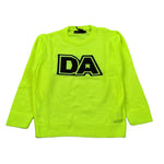 Daniele Alessandrini Maglia tinta unita con Stampa Giallo Fluo per Bambino 1291W00117JX GIALLO FLUO DANIELE ALESSANDRINI 