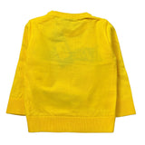 Daniele Alessandrini Maglia Girocollo tinta unita con Stampa Giallo per Neonato 1291W00132 GIALLO DANIELE ALESSANDRINI 