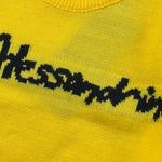 Daniele Alessandrini Maglia Girocollo tinta unita con Stampa Giallo per Neonato 1291W00132 GIALLO DANIELE ALESSANDRINI 