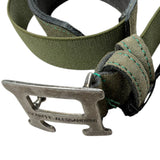 Daniele Alessandrini Cintura tinta unita con Elastico Verde per Bambino DA9BELT0327 VERDE DANIELE ALESSANDRINI 