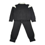 Diadora Completo 2 Pezzi Felpa-Pantalone Nero per Bambino 102182236 NERO DIADORA 