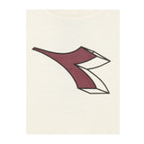 Diadora T-Shirt Girocollo tinta unita con Logo Panna per Bambino 102182237 PANNA DIADORA 