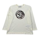 Diadora Shirt Girocollo tinta unita con Logo Panna per Bambino 102182243X PANNA DIADORA 
