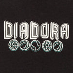Diadora Shirt Girocollo tinta unita con Logo Nero per Bambino 102182243XX NERO DIADORA 