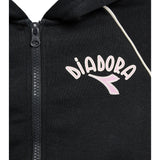 Diadora Completo 2 Pezzi Felpa-Pantalone tinta unita Nero per Bambina 102182247 NERO DIADORA 