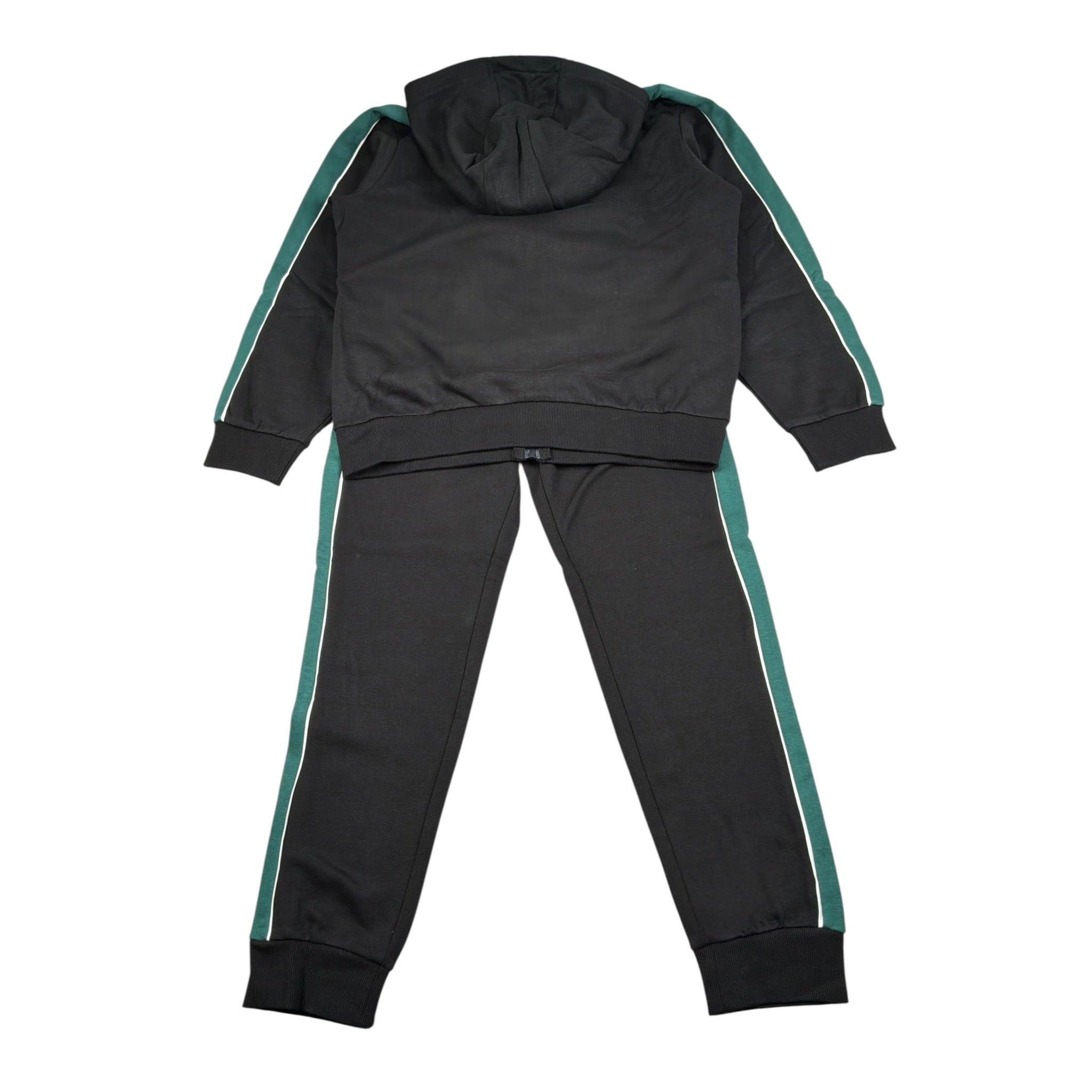 Diadora Completo 2 Pezzi Felpa-Pantalone tinta unita Nero per Bambino 102182257 NERO DIADORA 