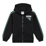 Diadora Completo 2 Pezzi Felpa-Pantalone tinta unita Nero per Bambino 102182257X NERO DIADORA 