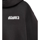 Diadora Felpa Chiusa tinta unita con Cappuccio Nero per Bambina 502182321 NERO DIADORA 