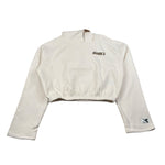 Diadora Felpa Chiusa tinta unita con Cappuccio Panna per Bambina 502182321 PANNA DIADORA 