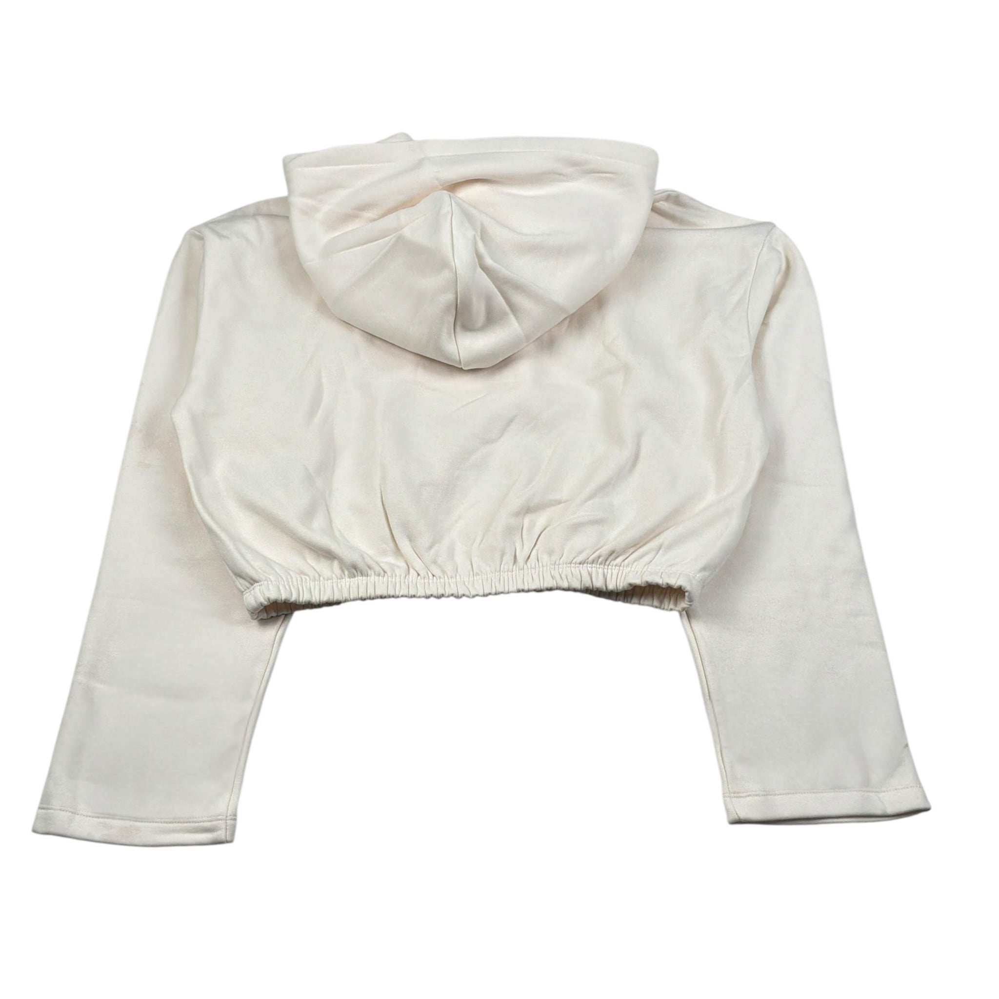 Diadora Felpa Chiusa tinta unita con Cappuccio Panna per Bambina 502182321 PANNA DIADORA 