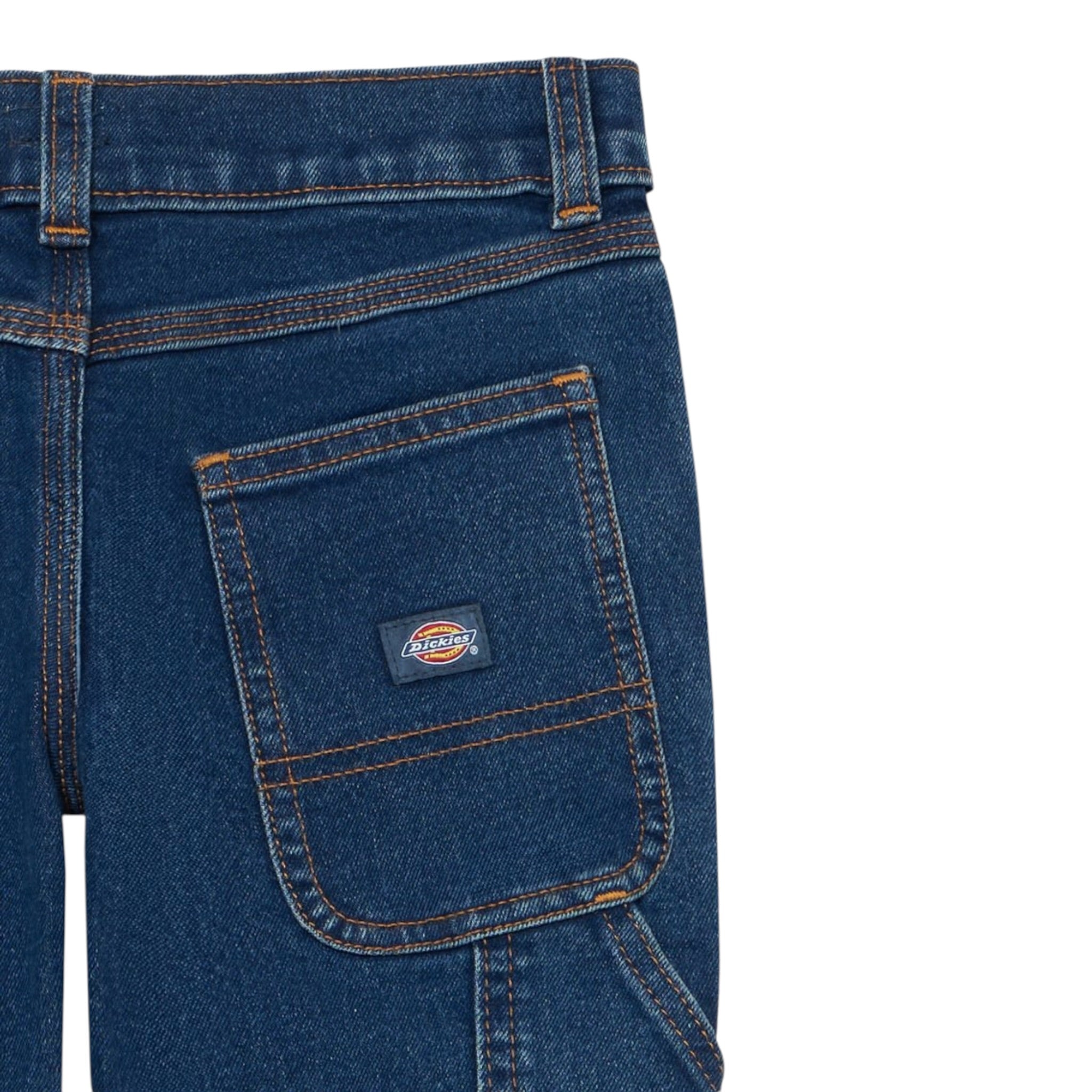 Dickies Jeans tinta unita con Tasconi Blu per Bambino DK0A87LK BLU DICKIES 
