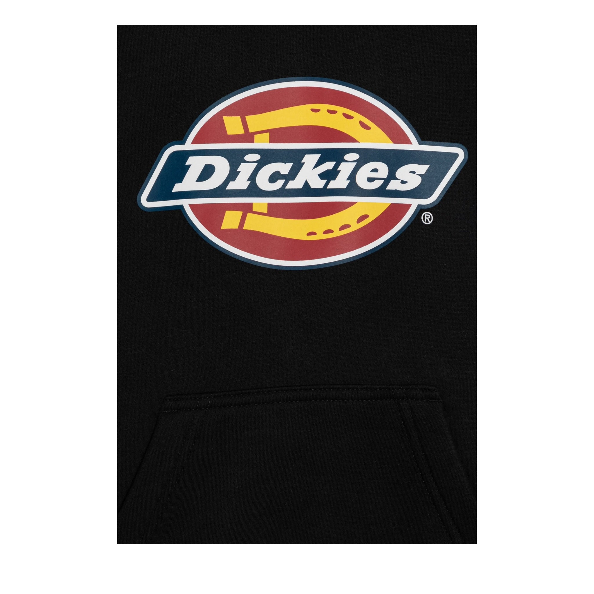 Dickies Felpa Chiusa con Cappuccio tinta unita con Stampa Nero per Bambino DK0DKWR27KBK1 NERO DICKIES 
