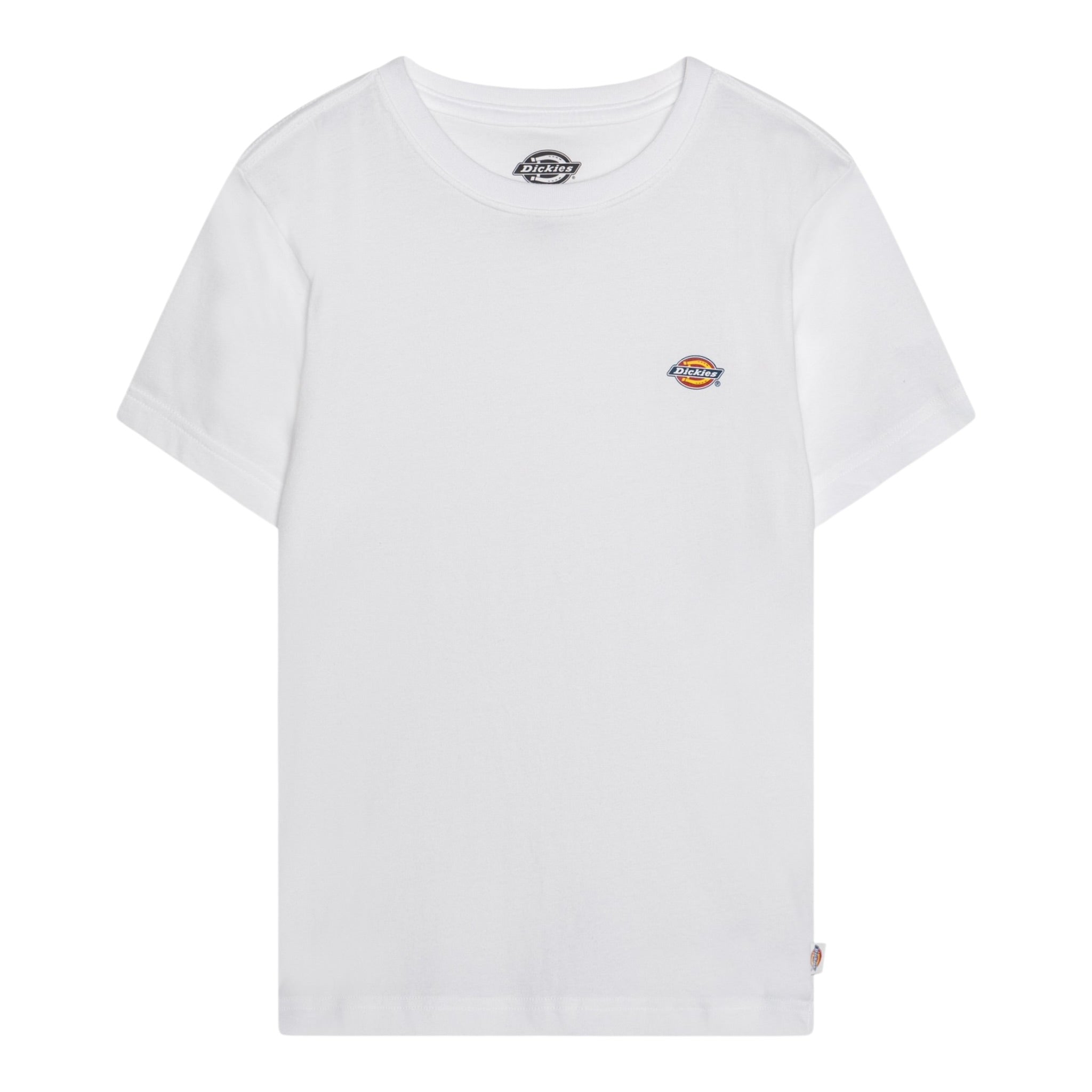 Dickies T-Shirt tinta unita con Logo Bianco per Bambino DK0KSR64KBK1 BIANCO DICKIES 