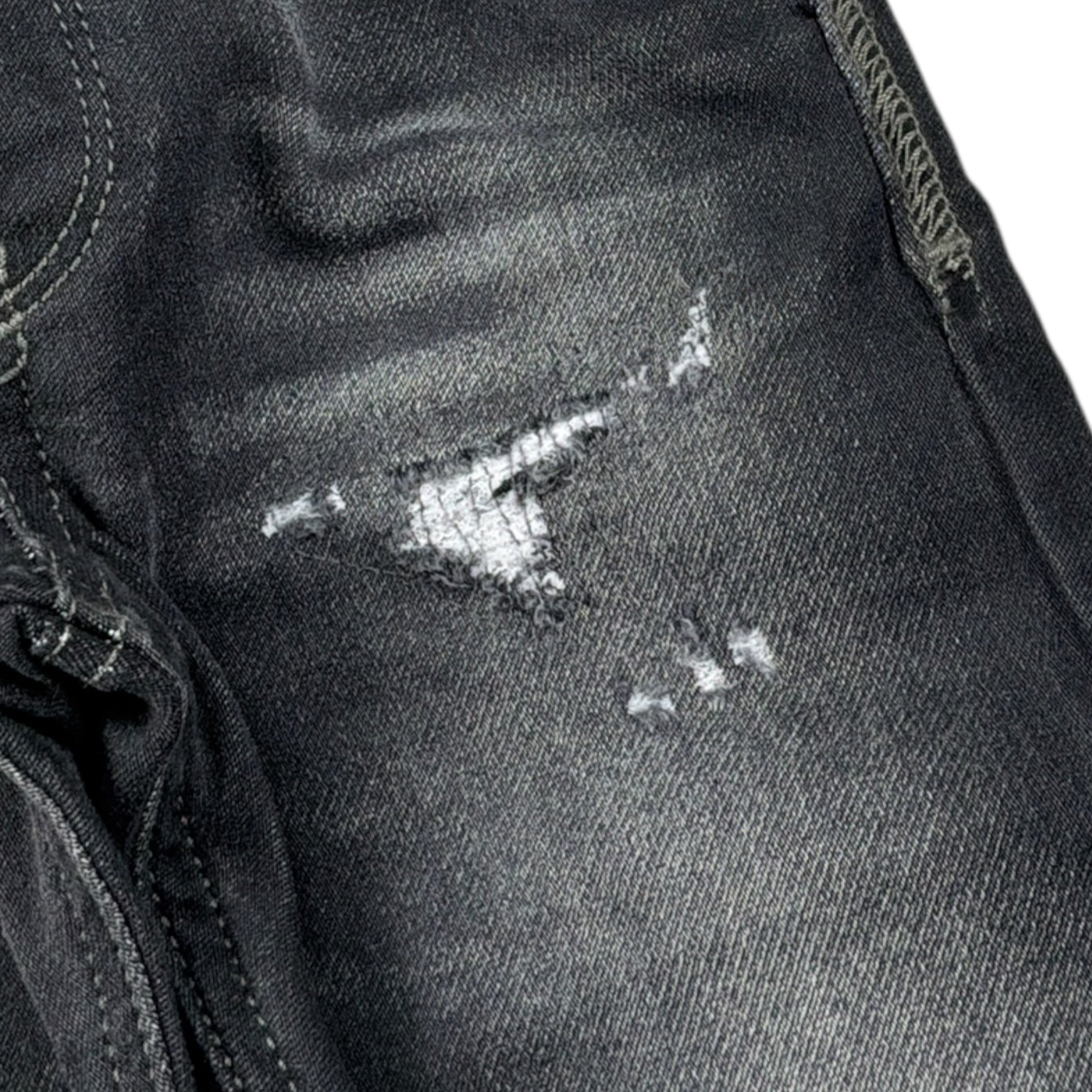 Diesel Jeans tinta unita con Girovita Regolabile Nero per Bambino FEIHEI NERO DIESEL 